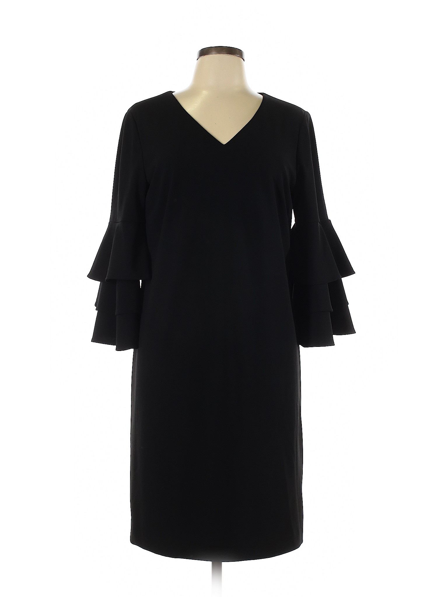 tahari black gown
