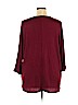 Celebrity Pink Burgundy Pullover Sweater Size 1X - photo 2