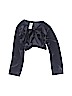 George 100% Polyester Solid Black Cardigan Size 3T - photo 1