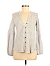Lucky Brand White 3/4 Sleeve Button-Down Shirt Size M - photo 1