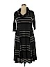 Signature by Robbie Bee Gray Casual Dress Size 1X - photo 1
