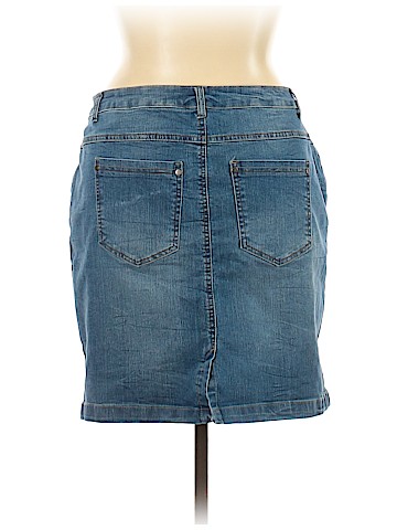 Ellos Denim Skirt (view 2)