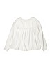 Zara Kids 100% Cotton Ivory Long Sleeve Blouse Size 11 - 12 - photo 2