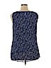Roz & Ali 100% Polyester Blue Sleeveless Blouse Size XL - photo 2