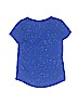 Cat & Jack Blue Short Sleeve T-Shirt Size 7 - 8 - photo 2