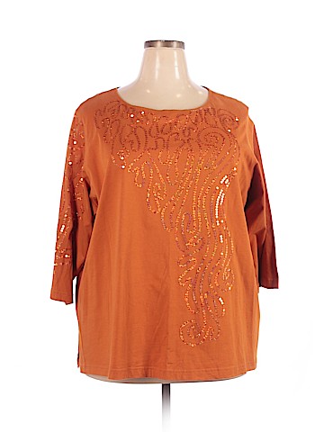 Bob Mackie 3/4 Sleeve Top (view 1)