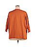 Bob Mackie 100% Cotton Orange 3/4 Sleeve Top Size 3X - photo 2