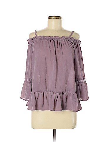 Charlotte Russe Long Sleeve Blouse (view 1)