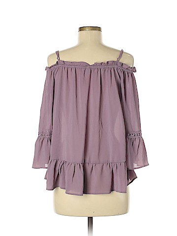 Charlotte Russe Long Sleeve Blouse (view 2)