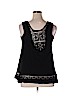 Cirana Los Angeles 100% Rayon Black Sleeveless Blouse Size XL - photo 2