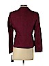 Le Suit 100% Polyester Burgundy Blazer Size 2 (petite) - photo 2