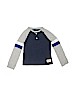 Gap Kids 100% Cotton Color Block Blue Long Sleeve Henley Size XS (youth) - photo 1