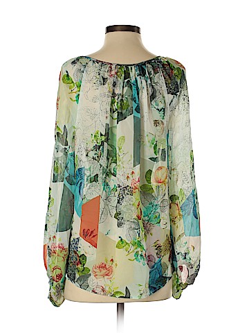 Leifsdottir Long Sleeve Silk Top (view 2)