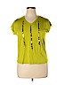 Ana Sousa Yellow Short Sleeve Top Size XL - photo 1