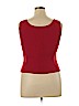 Tahari by ASL 100% Polyester Red Sleeveless Blouse Size 14 - photo 2