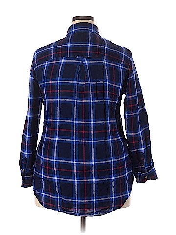 American Eagle Outfitters Long Sleeve Button-Down Shirt (view 2)