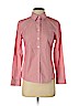 Banana Republic 100% Cotton Red Long Sleeve Button-Down Shirt Size 2 (petite) - photo 1
