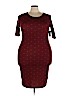 Lularoe Burgundy Casual Dress Size 3X - photo 1