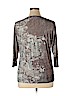 Coldwater Creek 100% Polyester Tan 3/4 Sleeve Top Size 1X - photo 2
