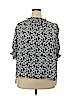 Who What Wear 100% Polyester Black 3/4 Sleeve Blouse Size XXL - photo 1