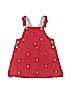 Tommy Hilfiger 100% Cotton Red Overall Dress Size 3T - photo 1
