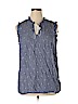 Old Navy Blue Sleeveless Blouse Size XL - photo 1