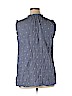 Old Navy Blue Sleeveless Blouse Size XL - photo 2