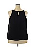 Dna Couture 100% Polyester Black Sleeveless Blouse Size 2X - photo 2