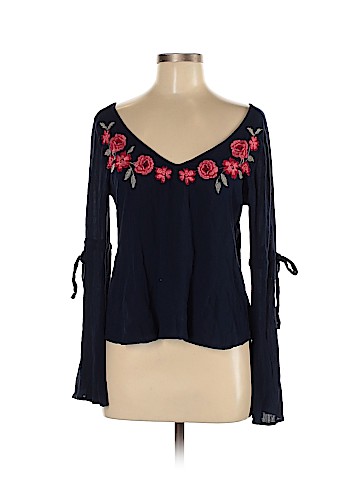 Hollister Long Sleeve Blouse (view 1)