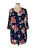 Old Navy 100% Rayon Blue Casual Dress Size XL - photo 1