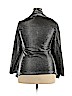 Maria Gabrielle Silver Long Sleeve Top Size XL - photo 2