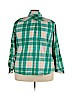 SONOMA life + style Plus Blue Long Sleeve Button-Down Shirt Size 3X - photo 2