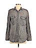 Rails 100% Tencel Lyocell Gray Long Sleeve Button-Down Shirt Size S - photo 1