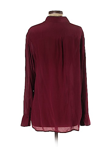 Eileen Fisher Long Sleeve Silk Top (view 2)
