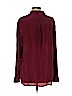 Eileen Fisher 100% Silk Burgundy Long Sleeve Silk Top Size S - photo 2