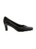 Etienne Aigner 100% Leather Black Heels Size 10 - photo 1