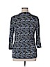 Liz Claiborne Black 3/4 Sleeve Blouse Size XL - photo 2