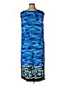 R&K Originals 100% Rayon Blue Casual Dress Size 16 - photo 2