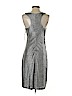 David Meister 100% Polyester Silver Cocktail Dress Size 4 - photo 2