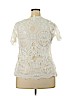 Xhilaration 100% Polyester Ivory Short Sleeve Blouse Size XXL - photo 2