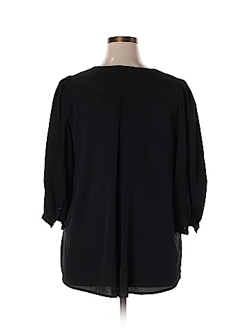 Roaman's 3/4 Sleeve Blouse (view 2)