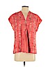 Blank London 100% Viscose Red Short Sleeve Blouse Size XS - photo 1