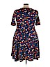 Lularoe Blue Casual Dress Size 3X - photo 2