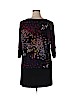 Woman Within Black 3/4 Sleeve Top Size 14 (M) - photo 2