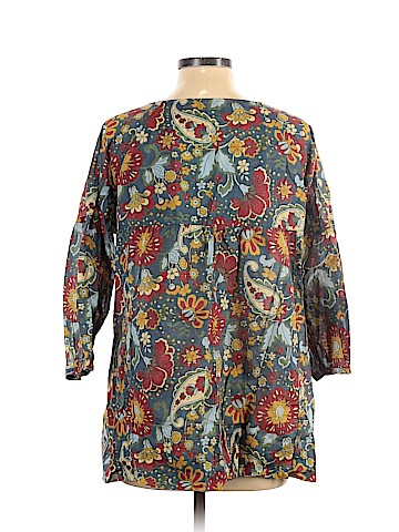 Liz & Co 3/4 Sleeve Blouse (view 2)