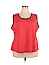 Isabel + Alice Red Sleeveless Blouse Size 2X - photo 1