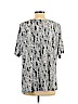 Apt. 9 100% Rayon Black Short Sleeve Top Size 1X - photo 2