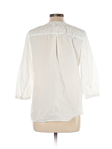 Talbots 3/4 Sleeve Button-Down Shirt (view 2)