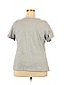 Lane Bryant 100% Cotton Gray Short Sleeve Top Size 18 - 20 - photo 2