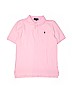 Polo by Ralph Lauren 100% Cotton Solid Pink Short Sleeve Polo Size 14 - 16 - photo 1